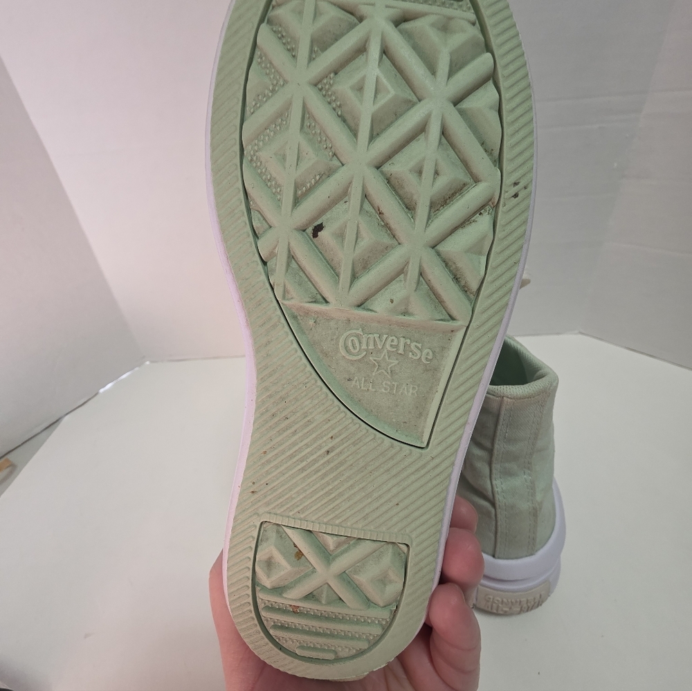 Converse All Star Chuck Taylor Mint Green High Top Shoes Sz 6 A01800C - Picture 11 of 13